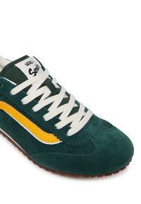 Vans Sneakersy Super Lowpro VN000XVK02I1 Zielony ciemny. Kolor: zielony. Materiał: skóra, zamsz #4