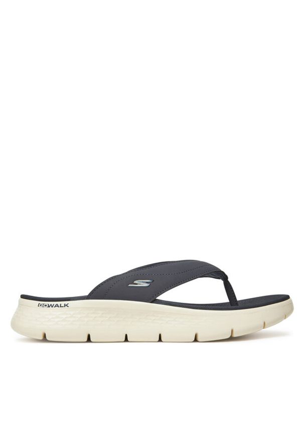 skechers - Skechers Japonki Go Walk Flex Sandal-Vallejo 229202/NVY Granatowy. Kolor: niebieski. Materiał: syntetyk