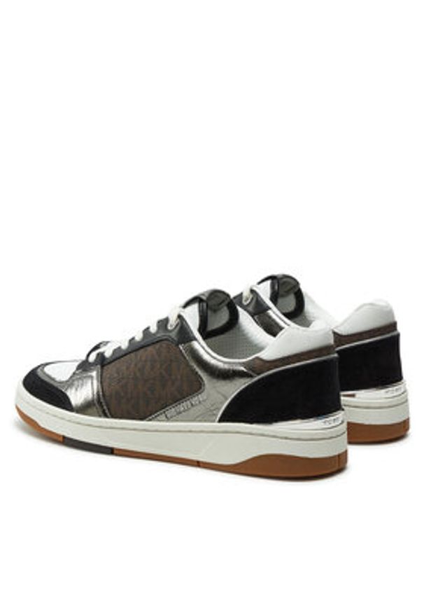 MICHAEL Michael Kors Sneakersy Rebel 43F4RBFS1B Brązowy. Kolor: brązowy. Materiał: skóra
