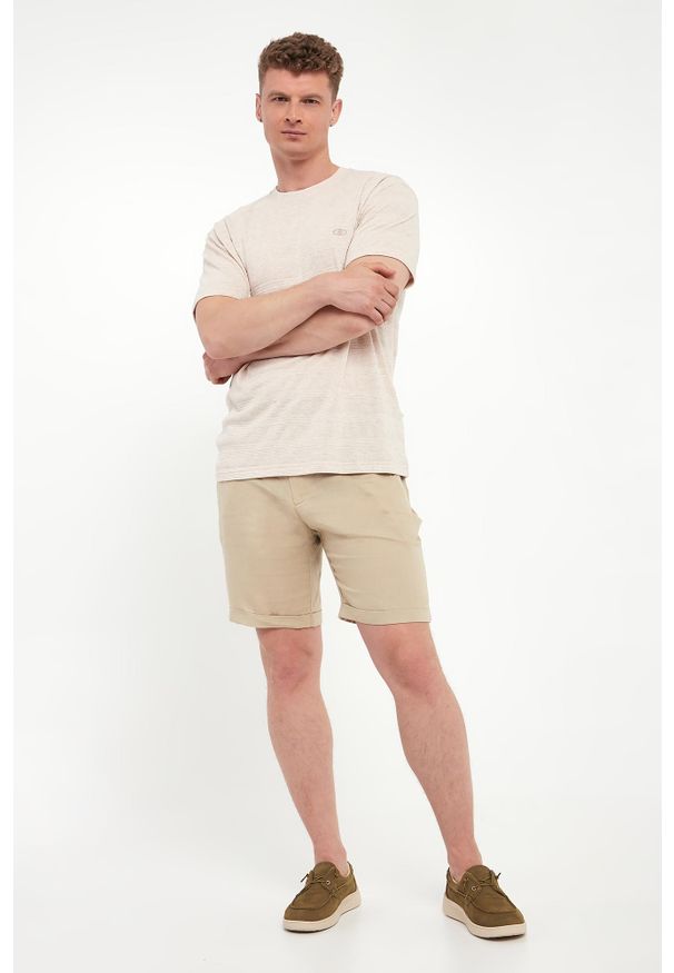 Liu Jo - Bermudy męskie lniane LIU JO. Materiał: len