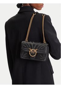 Pinko - PINKO Torebka Love One Mini Cl PE 25 PLTT 100059 A2C3 Czarny. Kolor: czarny. Materiał: skórzane #4