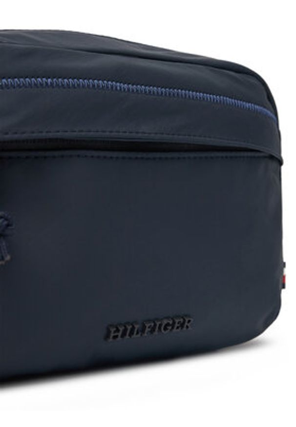 TOMMY HILFIGER - Tommy Hilfiger Saszetka Th Colour Ew Reporter AM0AM13219 Granatowy. Kolor: niebieski. Materiał: skóra