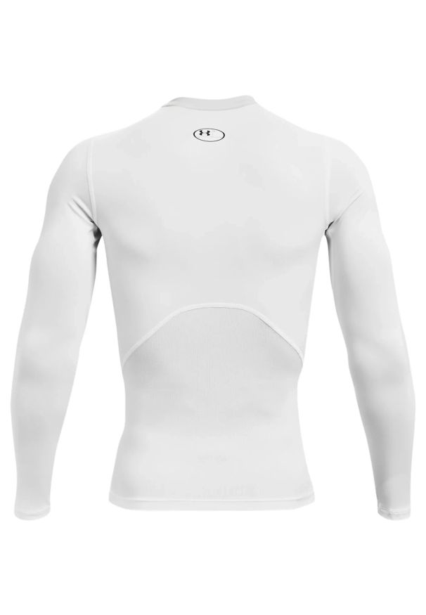 Under Armour - Longsleeve treningowy męski UNDER ARMOUR UA HG ARMOUR COMP LS. Kolor: biały. Materiał: tkanina, materiał. Długość rękawa: długi rękaw