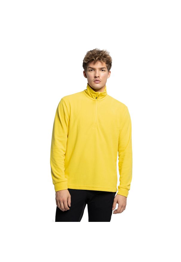 Bluza męska CMP 3G28037N. Kolor: żółty. Sezon: zima. Sport: narciarstwo