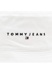 Tommy Jeans Kapelusz Tjm Linear Logo Bucket Hat AM0AM12895 Biały. Kolor: biały. Materiał: materiał