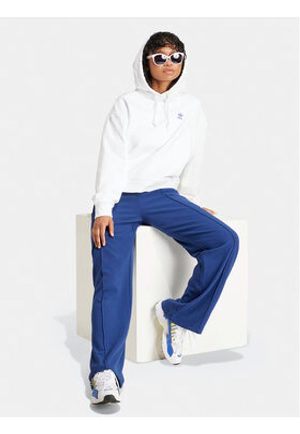 Adidas - adidas Bluza Adibreak IS2435 Biały Loose Fit. Kolor: biały. Materiał: bawełna