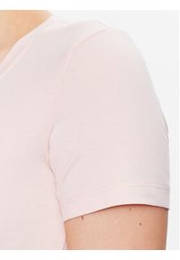 Guess T-Shirt Mesh Logo W3GI35 J1300 Różowy Slim Fit. Kolor: różowy. Materiał: bawełna, mesh #5