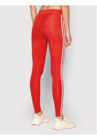 Adidas - adidas Legginsy adicolor Classics 3-Stripes HD2348 Czerwony Tight Fit. Kolor: czerwony. Materiał: bawełna