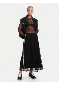 Liu Jo Sport Spódnica midi TF5260 J4951 Czarny Regular Fit. Kolor: czarny. Materiał: bawełna. Styl: sportowy #3