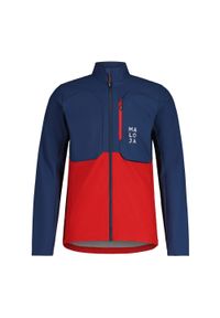 Kurtka softshell męska Maloja EuleM. Kolor: niebieski. Materiał: softshell