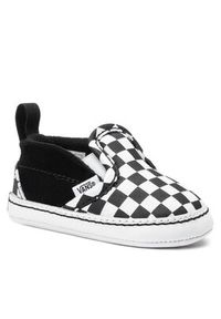 Vans Tenisówki Slip-On V Crib VN0A2XSLFB71 Czarny. Zapięcie: bez zapięcia. Kolor: czarny. Materiał: skóra, zamsz #4