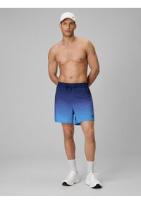 4f - 4F Spodenki plażowe boardshorty męskie - granatowe M. Kolor: niebieski. Materiał: materiał #1
