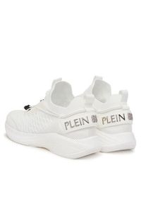 Plein Sport Sneakersy Ninja Shadow // GEN.X.05 SAES USC0751 STE003N Biały. Kolor: biały. Materiał: materiał #2