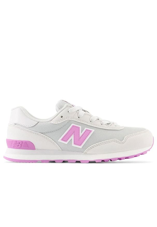 Buty New Balance GC515KE - szare. Okazja: na co dzień. Kolor: szary. Materiał: guma, syntetyk, materiał. Szerokość cholewki: normalna. Model: New Balance 574