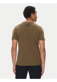 Aeronautica Militare T-Shirt 251TS2414J641 Khaki Regular Fit. Kolor: brązowy. Materiał: bawełna #5