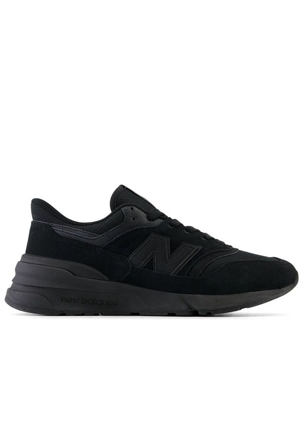 Buty New Balance U997RFB - czarne. Okazja: na co dzień. Kolor: czarny. Materiał: skóra, syntetyk, materiał, guma. Szerokość cholewki: normalna