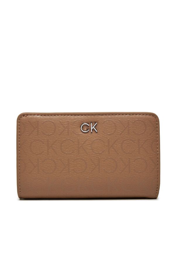 Calvin Klein Portfel K60K612349 Brązowy. Kolor: brązowy. Materiał: skóra
