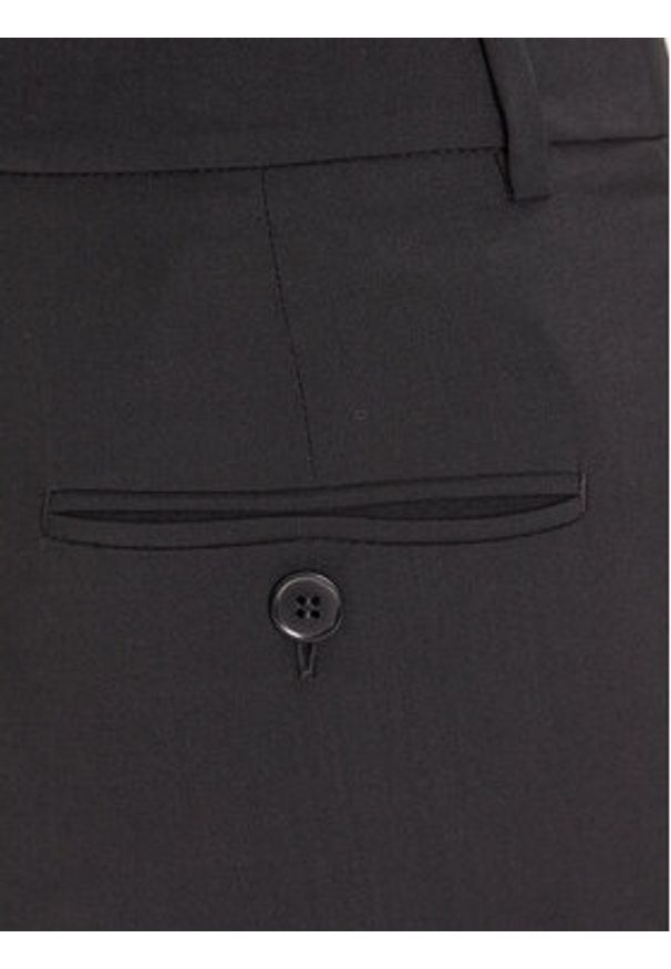 Weekend Max Mara Spodnie materiałowe Canon 2525136171 Czarny Slim Fit. Kolor: czarny. Materiał: wełna