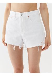 Polo Ralph Lauren Szorty jeansowe 211903421001 Biały Regular Fit. Kolor: biały. Materiał: bawełna, jeans