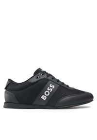 BOSS - Boss Sneakersy Rushman Low 50470180 10199225 01 Czarny. Kolor: czarny. Materiał: materiał #1