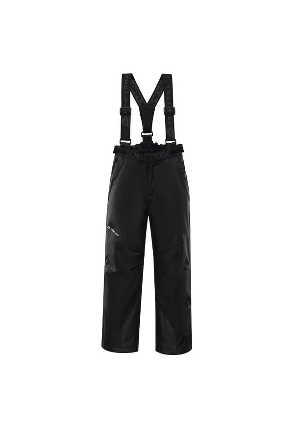 ALPINE PRO - Spodnie dziecięce narciarskie snowboardowe 10.000 Alpine Pro Edeso 2. Kolor: czarny. Sezon: zima. Sport: narciarstwo, snowboard