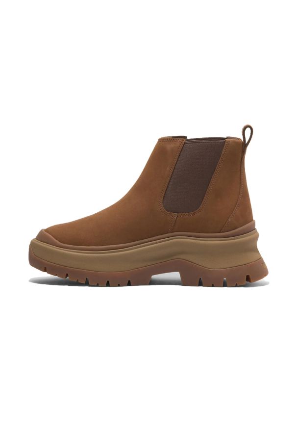 Timberland Roxie Lane MID CHELSEA BOOT RUST NUBUCK Sztyblety damskie. Kolor: brązowy. Materiał: nubuk