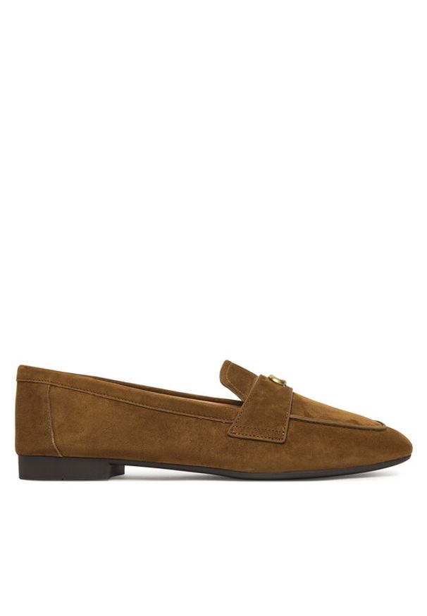 Coach Loafersy CCC82 Brązowy. Kolor: brązowy. Materiał: zamsz, skóra