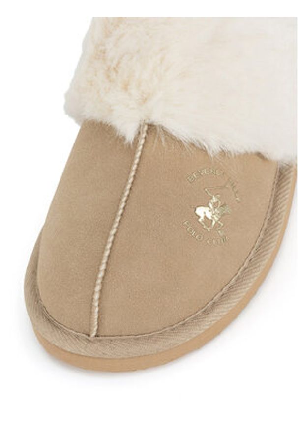 Beverly Hills Polo Club Kapcie WFA3417-1 Beżowy. Kolor: beżowy. Materiał: materiał