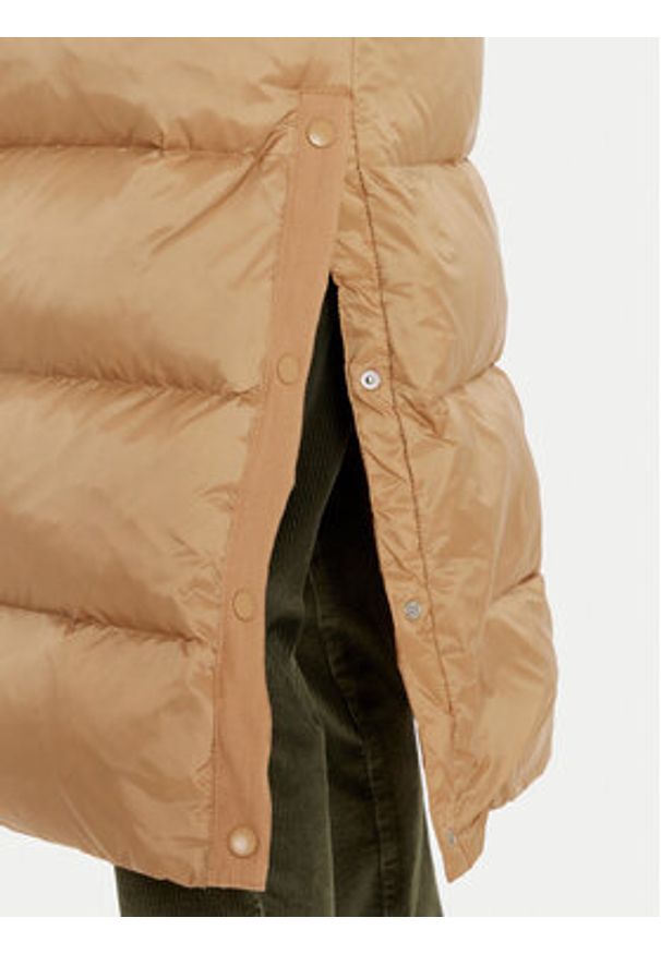 United Colors of Benetton - United Colors Of Benetton Kurtka puchowa 2TWDDN06S Beżowy Regular Fit. Kolor: beżowy. Materiał: syntetyk