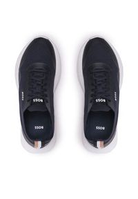 BOSS - Boss Sneakersy Dean 50480810 10245680 01 Granatowy. Kolor: niebieski. Materiał: materiał #3