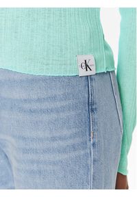 Calvin Klein Jeans Bluzka J20J223095 Niebieski Slim Fit. Kolor: niebieski. Materiał: syntetyk #2