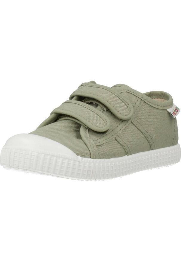 VICTORIA - Buty tenisówki dziecięce Victoria. Kolor: zielony. Materiał: tkanina