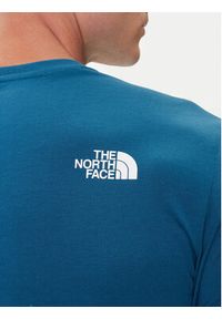 The North Face T-Shirt Easy NF0A8A6C Niebieski Regular Fit. Kolor: niebieski. Materiał: syntetyk, bawełna #4