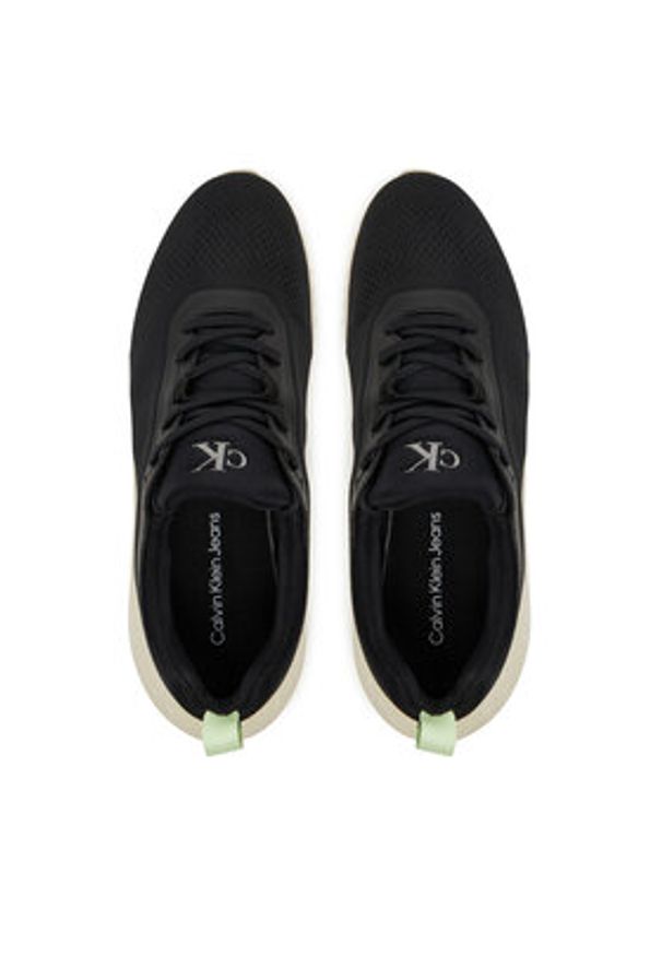 Calvin Klein Jeans Sneakersy Eva Runner Sock Mg Tech YW0YW01855 Czarny. Kolor: czarny. Materiał: materiał