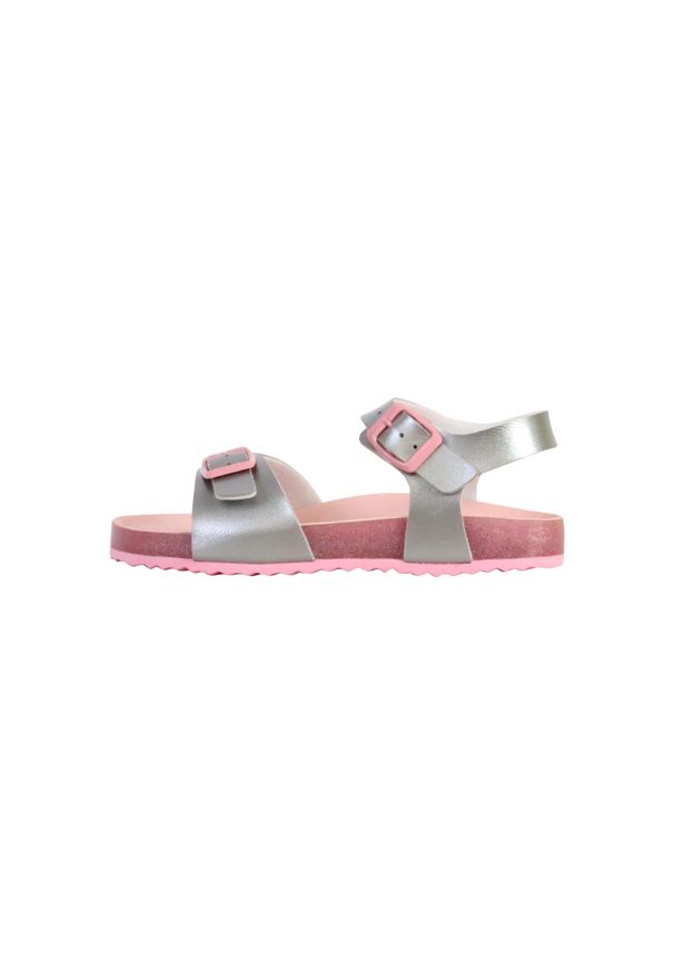 Sandały Geox Model J Adriel Girl Kolor Szary. Kolor: różowy. Materiał: tkanina. Sezon: lato