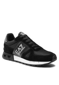 EA7 Emporio Armani Sneakersy X8X151 XK354 A120 Czarny. Kolor: czarny. Materiał: materiał