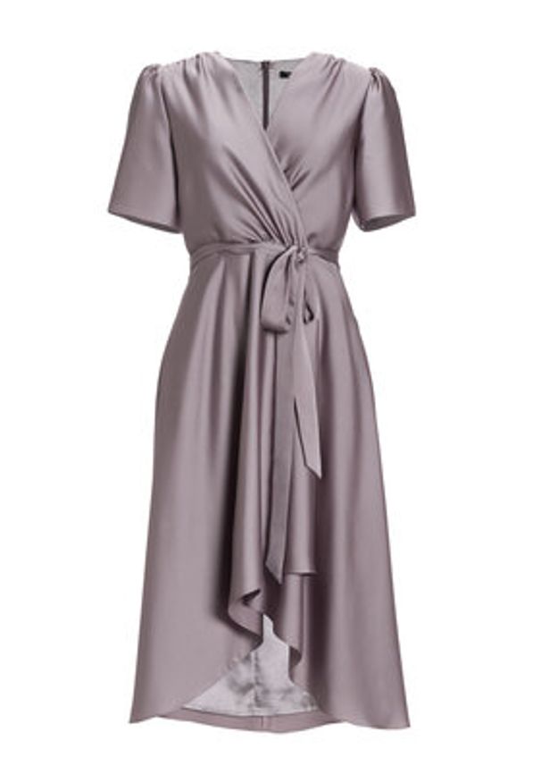 Swing Sukienka koktajlowa 5AJ04000 Fioletowy Regular Fit. Kolor: fioletowy. Materiał: syntetyk. Styl: wizytowy