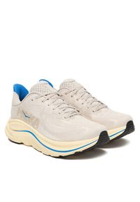 HOKA - Hoka Buty do biegania Clifton 10 1162030 Écru. Kolor: kremowy. Materiał: materiał #4