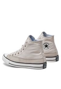 Converse Trampki Chuck Taylor All Star HI A07458C Szary. Kolor: szary. Materiał: materiał #3