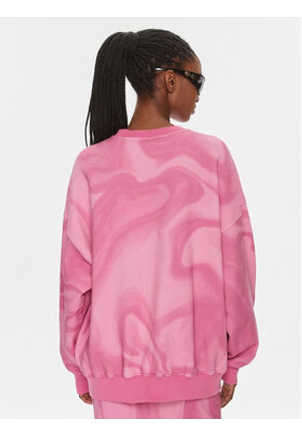 ROTATE Bluza Enzyme 7004282862 Różowy Oversize. Kolor: różowy. Materiał: bawełna