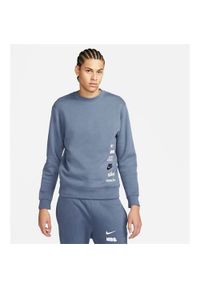 Bluzy sportowa męska Nike Nk Club + Bb. Kolor: niebieski