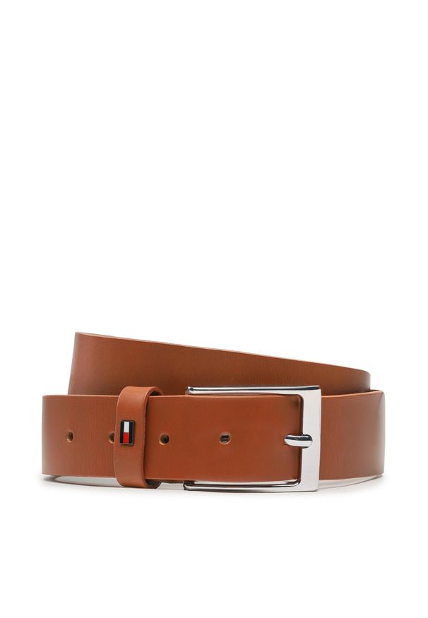 TOMMY HILFIGER - Pasek Męski Tommy Hilfiger Layton Adj AM0AM10846 GB8. Kolor: brązowy. Materiał: skóra