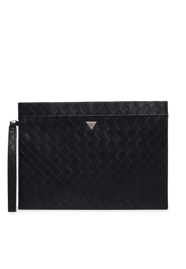 Guess Saszetka Torino PMTOWO P6332 Czarny. Kolor: czarny. Materiał: skóra