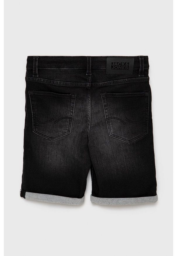 Jack & Jones szorty jeansowe dziecięce kolor szary. Kolor: szary. Materiał: jeans