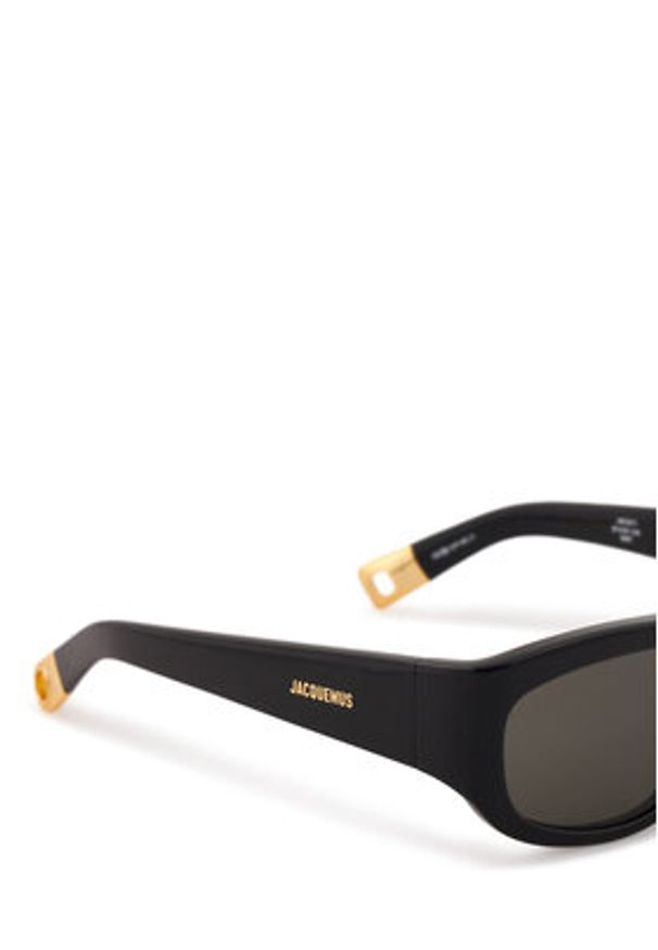 JACQUEMUS Okulary przeciwsłoneczne JAC2C1SUN Czarny. Kolor: czarny. Materiał: syntetyk
