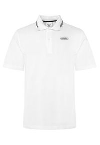 Adidas - adidas Polo Summer GN3835 Biały Regular Fit. Typ kołnierza: polo. Kolor: biały. Materiał: bawełna #7
