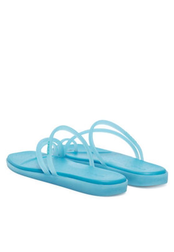 Crocs Japonki Miami Frosted Toe Loop 211253 Niebieski. Kolor: niebieski