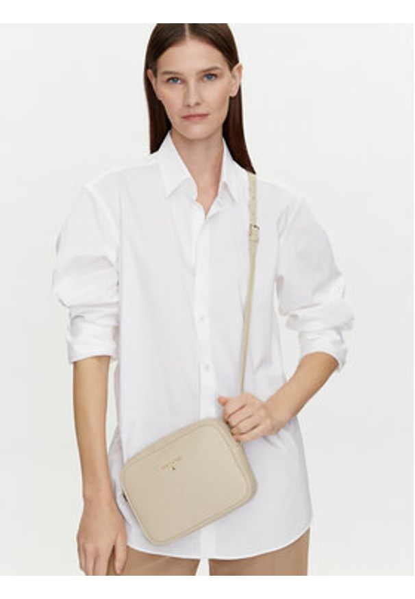Patrizia Pepe Torebka 8B8985/E043-W338 Écru. Materiał: skórzane