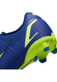Buty piłkarskie Nike Mercurial Vapor 14 Academy FG/MG Jr CV0811 474 niebieskie niebieskie. Kolor: niebieski. Materiał: skóra, syntetyk. Szerokość cholewki: normalna. Sport: piłka nożna #3