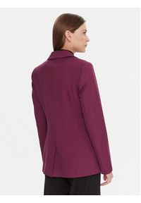 United Colors of Benetton - United Colors Of Benetton Marynarka 2L4HDW02W Fioletowy Slim Fit. Kolor: fioletowy. Materiał: syntetyk #3